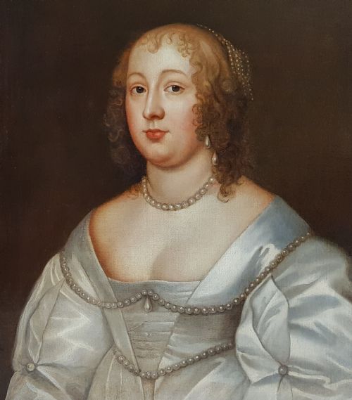 PORTRAIT OF CHARLOTTE STANLEY COUNTESS OF DERBY 17TH CENTURY FOLLOWER OF ANTON ANTHONY VAN DYCK 15991641 - ADDITIONAL PHOTO 3