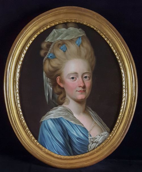 portrait of a lady c1770 circle of alexander roslin 17181793 - CATEGORY: ANTIQUE ART - DATED 18TH CENTURY