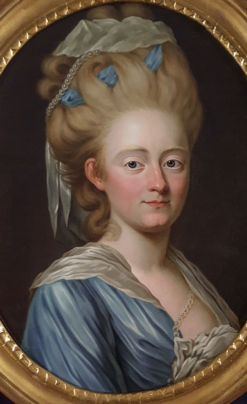 PORTRAIT OF A LADY C1770 CIRCLE OF ALEXANDER ROSLIN 17181793 - ADDITIONAL PHOTO 1