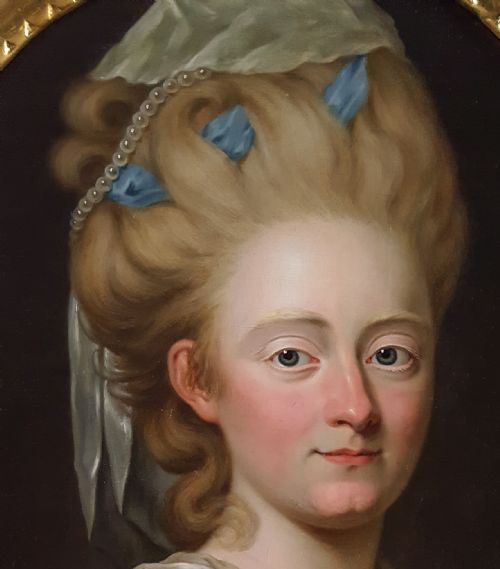 PORTRAIT OF A LADY C1770 CIRCLE OF ALEXANDER ROSLIN 17181793 - ADDITIONAL PHOTO 2