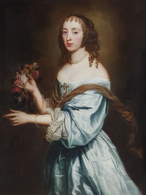 PORTRAIT OF A LADY SIGNED DATED 1660 BY CHARLES WAUTIER 16091703 - ADDITIONAL PHOTO 1
