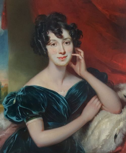 PORTRAIT OF A LADY C1815 BY GEORGE HENRY HARLOW 17871819 - ADDITIONAL PHOTO 1