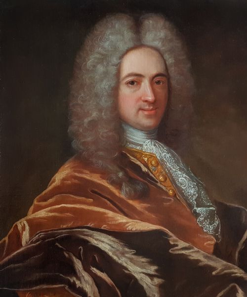 PORTRAIT OF A GENTLEMAN C1715 CIRCLE OF HYACINTH RIGAUD 16591743 - ADDITIONAL PHOTO 1