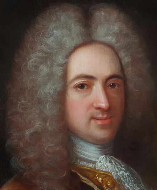 PORTRAIT OF A GENTLEMAN C1715 CIRCLE OF HYACINTH RIGAUD 16591743 - ADDITIONAL PHOTO 4