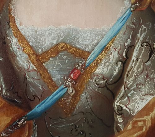 PORTRAIT OF A LADY C1715 CIRCLE OF HYACINTH RIGAUD 16591743 - ADDITIONAL PHOTO 2