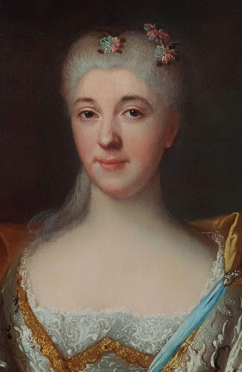 PORTRAIT OF A LADY C1715 CIRCLE OF HYACINTH RIGAUD 16591743 - ADDITIONAL PHOTO 3