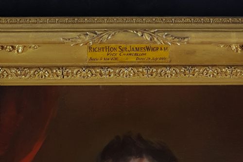 PORTRAIT OF SIR JAMES WIGRAM VICE CHANCELLOR 17931866 C1818 THOMAS BARBER 17681843 - ADDITIONAL PHOTO 8