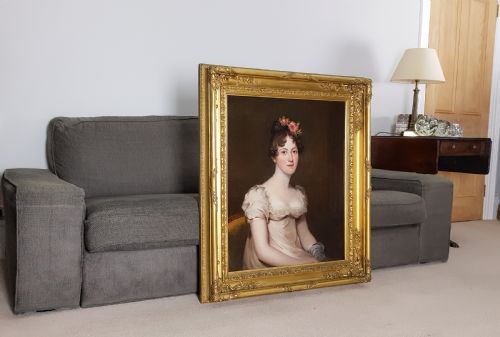PORTRAIT OF ANNE LADY WIGRAM 17941844 C1818 THOMAS BARBER C17681843 - ADDITIONAL PHOTO 1