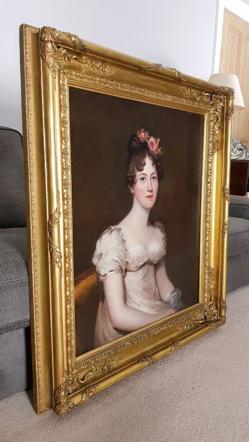 PORTRAIT OF ANNE LADY WIGRAM 17941844 C1818 THOMAS BARBER C17681843 - ADDITIONAL PHOTO 9