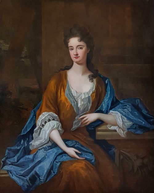 PORTRAIT OF A LADY FROM THE EVERY BARONETS OF DERBY C1710 CHARLES DAGAR 16691723 - ADDITIONAL PHOTO 1