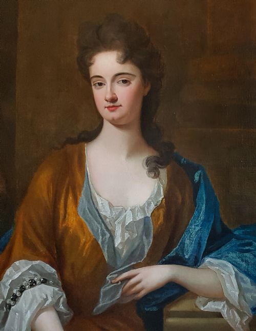 PORTRAIT OF A LADY FROM THE EVERY BARONETS OF DERBY C1710 CHARLES DAGAR 16691723 - ADDITIONAL PHOTO 3