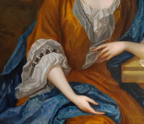 PORTRAIT OF A LADY FROM THE EVERY BARONETS OF DERBY C1710 CHARLES DAGAR 16691723 - ADDITIONAL PHOTO 5