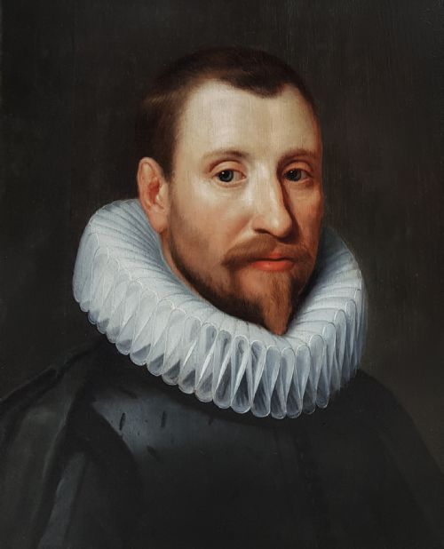 fig 1. Portrait of a Gentleman c.1620; Studio of Michiel Jansz van Mierevelt (1567-1641)