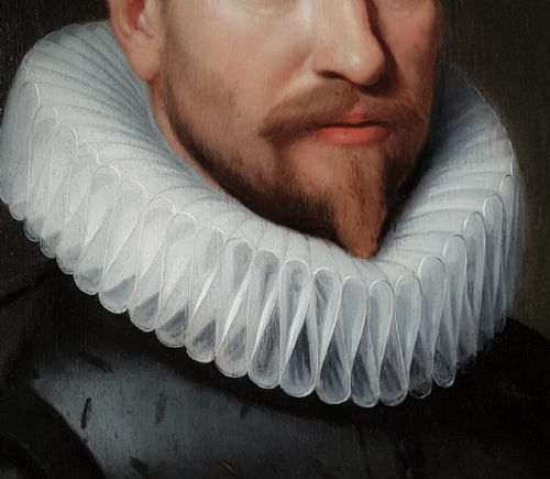 fig 2. Portrait of a Gentleman c.1620; Studio of Michiel Jansz van Mierevelt (1567-1641)