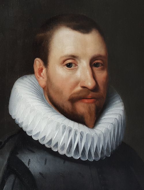 fig 3. Portrait of a Gentleman c.1620; Studio of Michiel Jansz van Mierevelt (1567-1641)