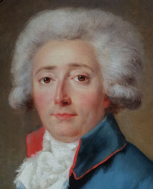 PORTRAIT OF A GENTLEMAN C1788 CIRCLE OF ANTOINE VESTIER 17401824 - ADDITIONAL PHOTO 2