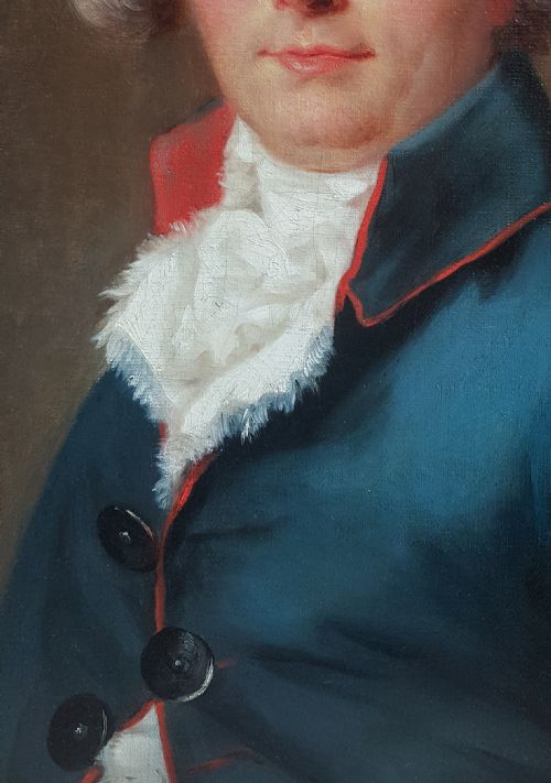PORTRAIT OF A GENTLEMAN C1788 CIRCLE OF ANTOINE VESTIER 17401824 - ADDITIONAL PHOTO 3