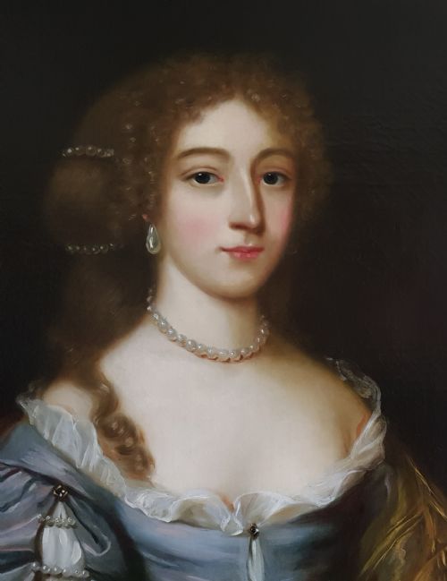 PORTRAIT OF THE HONOURABLE MRS HENRY ARUNDELL C1660 CIRCLE OF JOHN MICHAEL WRIGHT 16171694 - ADDITIONAL PHOTO 3