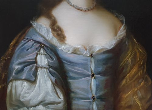 PORTRAIT OF THE HONOURABLE MRS HENRY ARUNDELL C1660 CIRCLE OF JOHN MICHAEL WRIGHT 16171694 - ADDITIONAL PHOTO 4