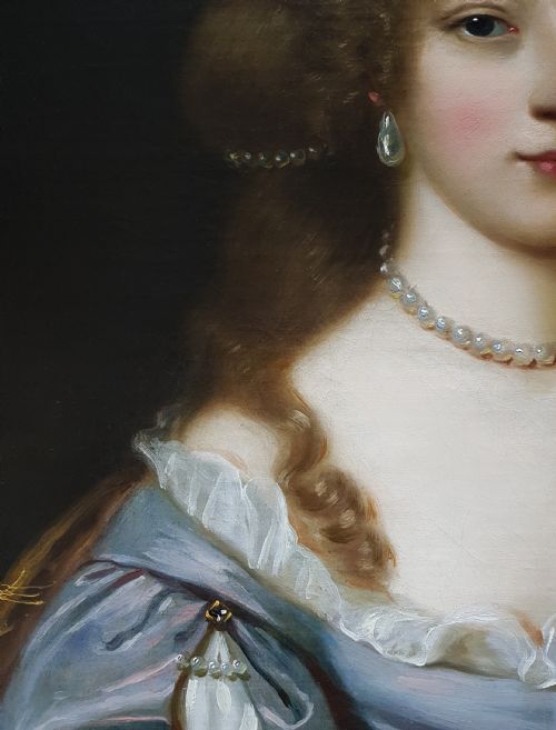 PORTRAIT OF THE HONOURABLE MRS HENRY ARUNDELL C1660 CIRCLE OF JOHN MICHAEL WRIGHT 16171694 - ADDITIONAL PHOTO 5