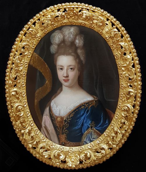 portrait of a lady as minerva c1700 circle of franois de troy 16451730 - CATEGORY: ANTIQUE ART - DATED 17TH CENTURY
