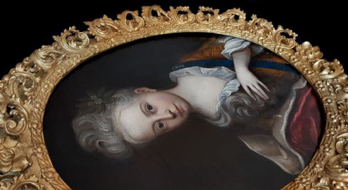 PORTRAIT OF A LADY C1700 CIRCLE JEANBAPTISTE VAN LOO 16841745 - ADDITIONAL PHOTO 2
