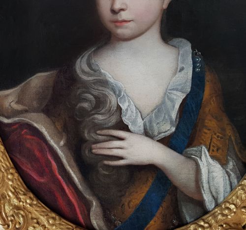PORTRAIT OF A LADY C1700 CIRCLE JEANBAPTISTE VAN LOO 16841745 - ADDITIONAL PHOTO 4