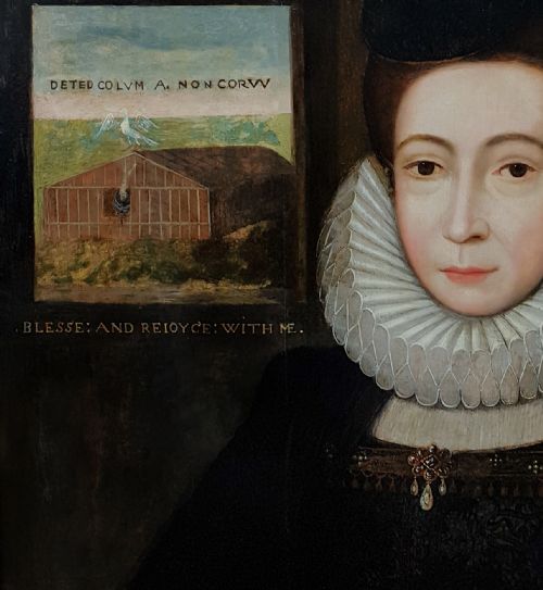 PORTRAIT OF MARY QUEEN OF SCOTS 15421587 17TH CENTURY BRITISH SCHOOL OIL ON CRADLED PANEL - ADDITIONAL PHOTO 1