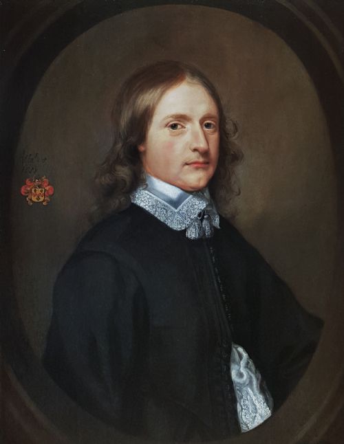 PORTRAIT OF A GENTLEMAN DATED 1651 ATTRIBUTED TO MARTINUS LENGELE C16041668 - ADDITIONAL PHOTO 1