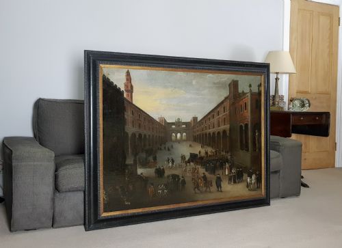 THE PALAZZO VECCHIO AND PIAZZALE DEGLI UFFIZI C1590 CIRCLE OF SEBASTIAEN VRANCX 1573781647 - ADDITIONAL PHOTO 1
