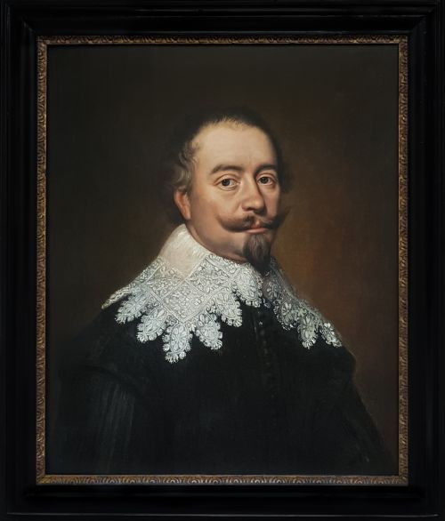 portrait of a gentleman c1635 circle of george geldorp c15901665 - CATEGORY: ANTIQUE ART - DATED 17TH CENTURY