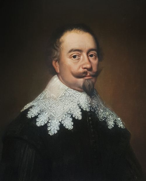 PORTRAIT OF A GENTLEMAN C1635 CIRCLE OF GEORGE GELDORP C15901665 - ADDITIONAL PHOTO 1