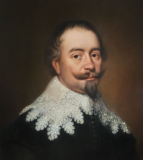 PORTRAIT OF A GENTLEMAN C1635 CIRCLE OF GEORGE GELDORP C15901665 - ADDITIONAL PHOTO 2