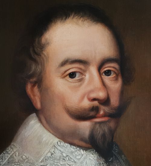 PORTRAIT OF A GENTLEMAN C1635 CIRCLE OF GEORGE GELDORP C15901665 - ADDITIONAL PHOTO 3