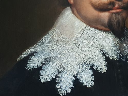PORTRAIT OF A GENTLEMAN C1635 CIRCLE OF GEORGE GELDORP C15901665 - ADDITIONAL PHOTO 4