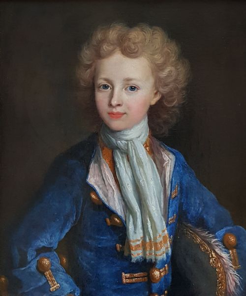 2 PORTRAITS OF YOUNG GENTLEMAN C1710 CIRCLE OF ROBERT LEVRACTOURNIERES 16671752 - ADDITIONAL PHOTO 1