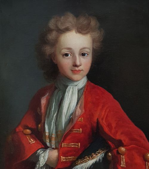 2 PORTRAITS OF YOUNG GENTLEMAN C1710 CIRCLE OF ROBERT LEVRACTOURNIERES 16671752 - ADDITIONAL PHOTO 2