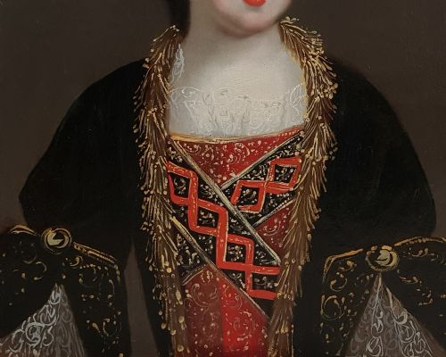 PORTRAIT OF LOUISE FRANOISE DUCHESS OF BOURBON C1690 CIRCLE OF PIERRE GOBERT 16621744 - ADDITIONAL PHOTO 4