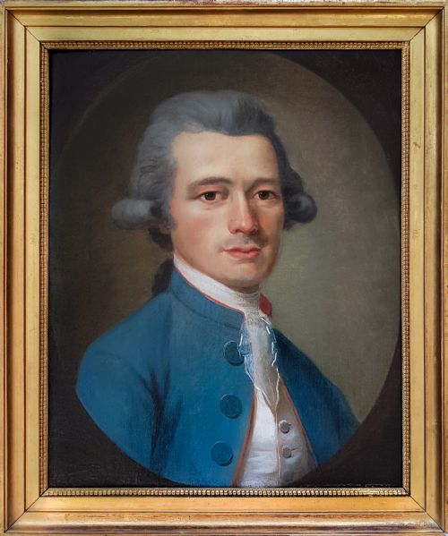 portrait of a gentleman c1780 circle of antoine vestier 17401824 - CATEGORY: ANTIQUE ART - DATED 18TH CENTURY