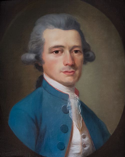 PORTRAIT OF A GENTLEMAN C1780 CIRCLE OF ANTOINE VESTIER 17401824 - ADDITIONAL PHOTO 1