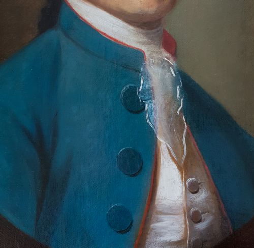 PORTRAIT OF A GENTLEMAN C1780 CIRCLE OF ANTOINE VESTIER 17401824 - ADDITIONAL PHOTO 2