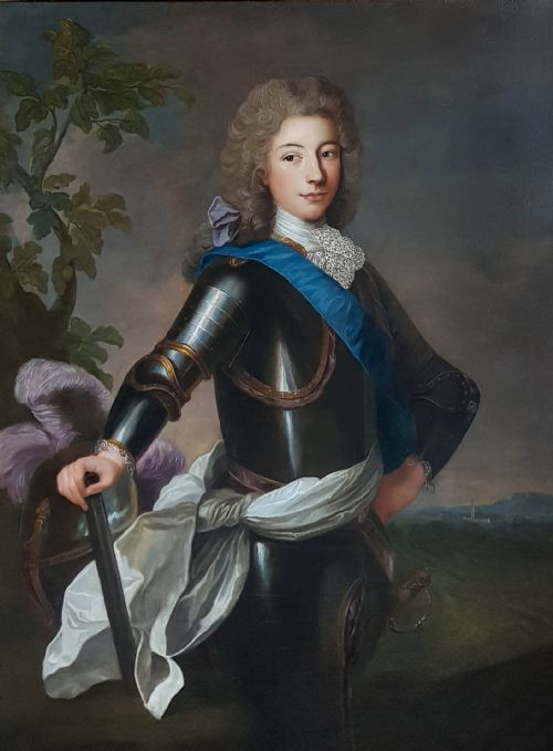 PORTRAIT OF LOUIS FRANOIS DE BOURBON PRINCE OF CONTI C1727 STUDIO OF PIERRE GOBERT 16621744 - ADDITIONAL PHOTO 1