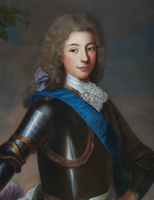 PORTRAIT OF LOUIS FRANOIS DE BOURBON PRINCE OF CONTI C1727 STUDIO OF PIERRE GOBERT 16621744 - ADDITIONAL PHOTO 2
