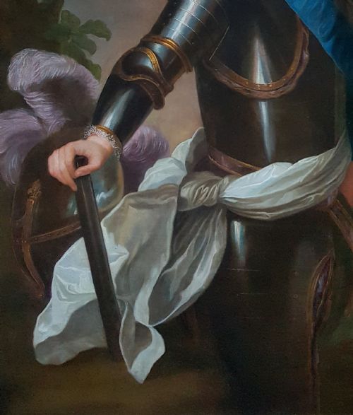 PORTRAIT OF LOUIS FRANOIS DE BOURBON PRINCE OF CONTI C1727 STUDIO OF PIERRE GOBERT 16621744 - ADDITIONAL PHOTO 3