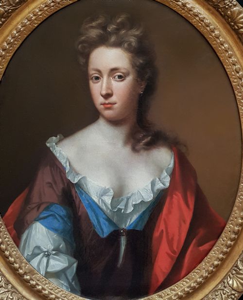 PORTRAIT OF A LADY OF THE GRAVES FAMILY C1695 ATTRIBUTED TO THOMAS MURRAY 16631734 - ADDITIONAL PHOTO 3