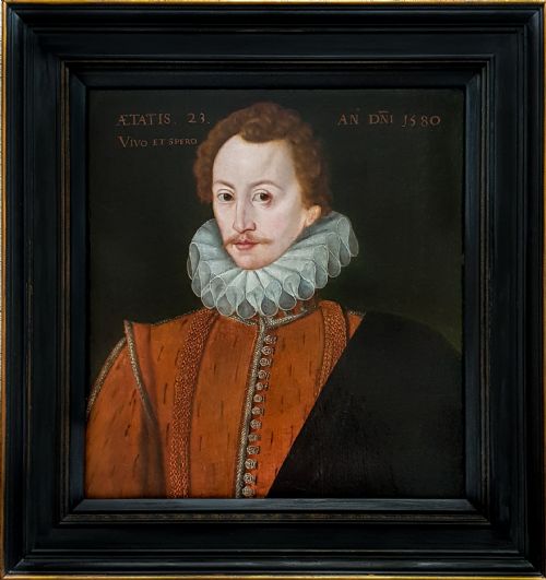 Portrait of a Gentleman, Possibly George Peele (C.1557-c.1596) C.1580; 16th Century English School
