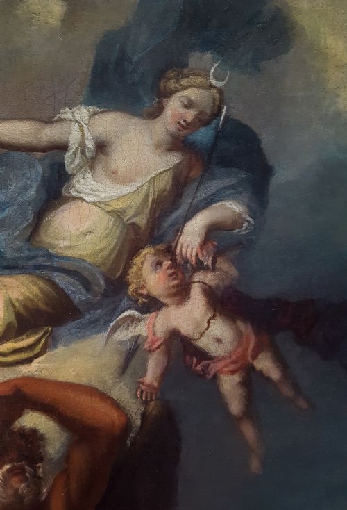 THE SLEEP OF ENDYMION C1700 ATTRIBUTED TO NICOLAS BERTIN 16681736 - ADDITIONAL PHOTO 3