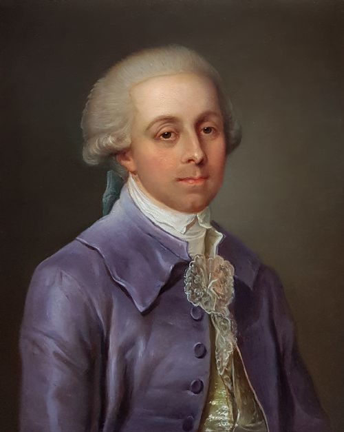 PORTRAIT OF A GENTLEMAN C1780 CIRCLE OF ANTOINE VESTIER 17401824 - ADDITIONAL PHOTO 1