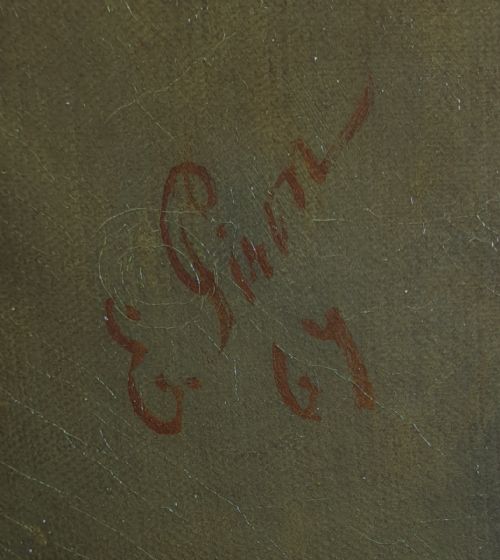 PORTRAIT OF PETRUS BOREEL DE MAUREGNAULT 18091875 SIGNED EUGNE PIRON DATED 1867 - ADDITIONAL PHOTO 2