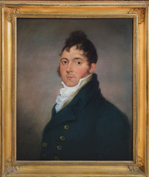 portrait of a gentleman c1809 circle of charles howard hodges 17641837 - CATEGORY: ANTIQUE ART - DATED 19TH CENTURY